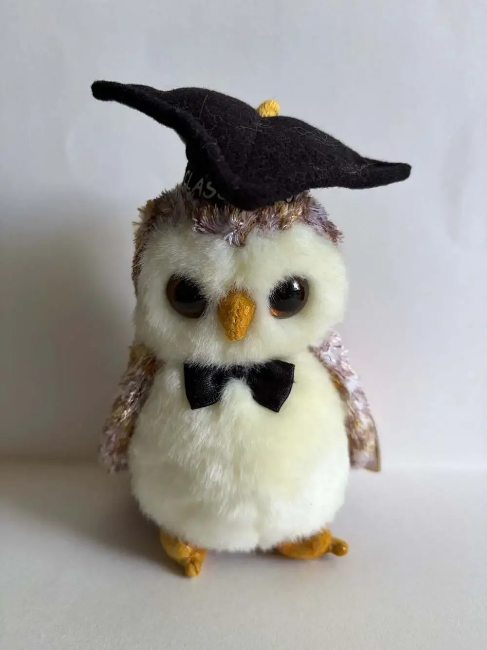 Ty Beanie Baby Smarter the Graduation Owl Class of 2002 Plush